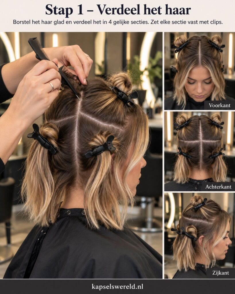 Balayage Kapsel Stap Voor Stap – Zachte Blonde Dimensie