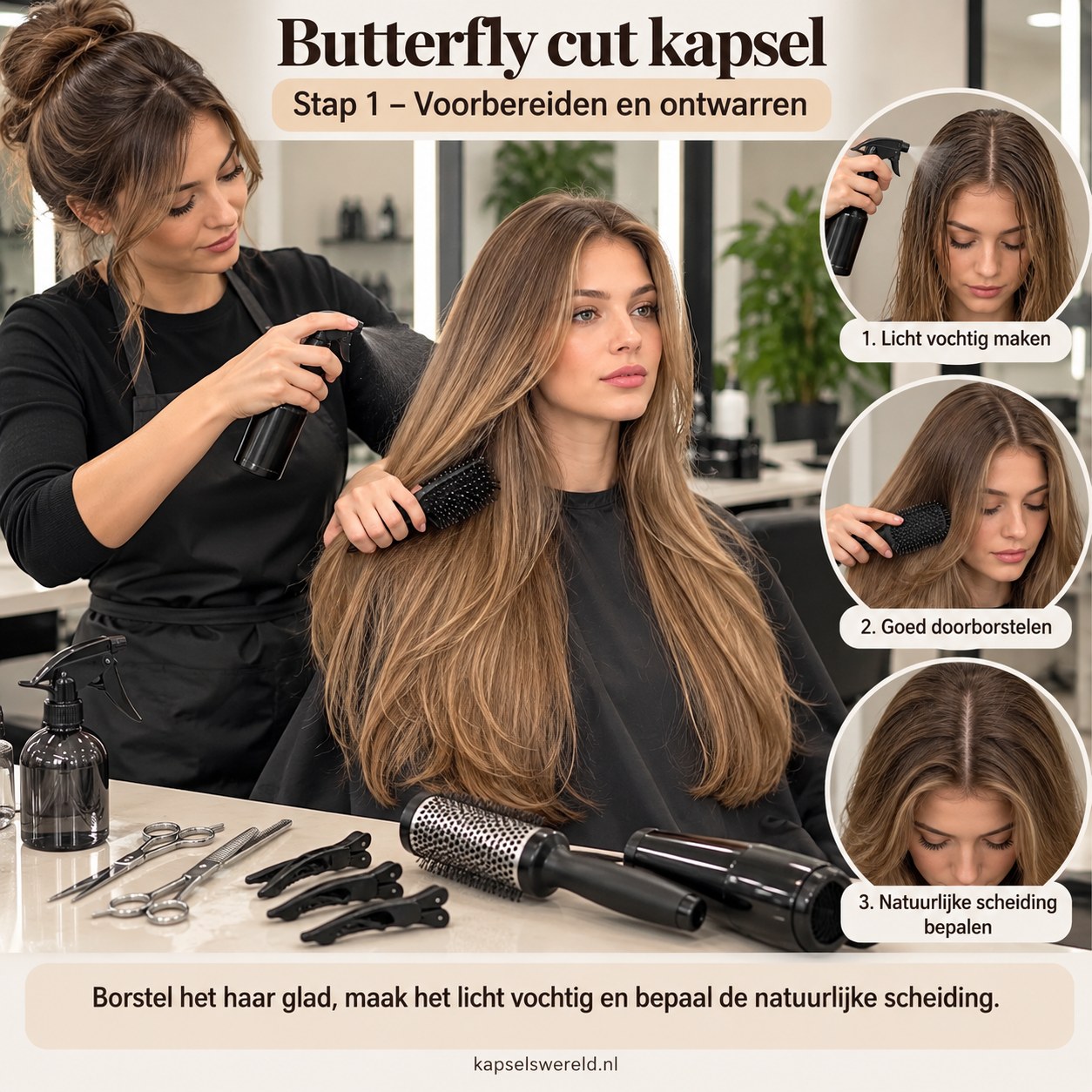 Zo Knip Ik Een Butterfly Cut Kapsel Stap Voor Stap