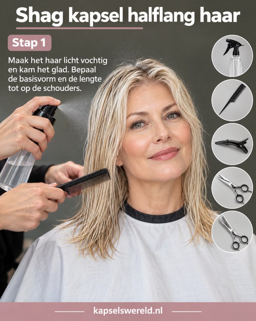 Shag Kapsel Halflang Haar – Zo Knip En Style Je Laagjes